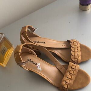 WHIT Women's Sandals in Tan with Braided Designshoes